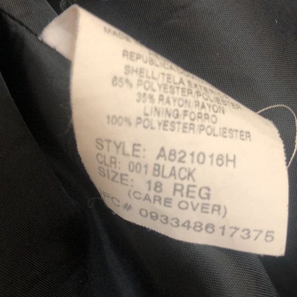 18Reg Black Sport coat EUC Arrow Separates❤️Like for price& shipping drop - Picture 5 of 13
